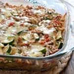 Cheesy Zucchini and Turkey Casserole