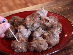 Veal Almond Meatballs