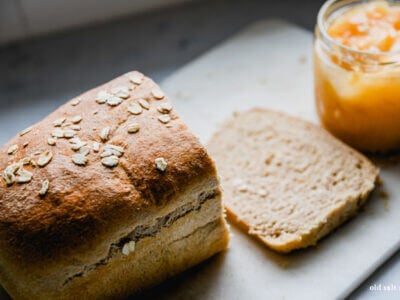 Easy Homemade Wheat Bread and Freezer Peach Jam