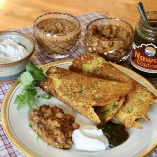 Pudla Indian Chickpea Crepes