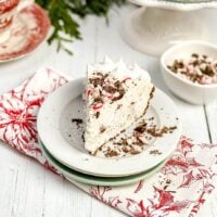 10 Minute Peppermint No Bake Cheesecake