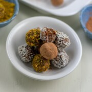 Raw Date-Apricot-Almond Butter Bites