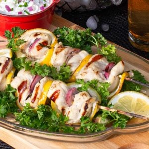 Lemon Herb Chicken Kebabs