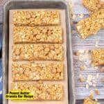 Peanut Butter Granola Bars Recipe