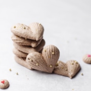 Heart-Shaped Chocolate Meringues