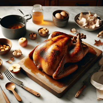 Perfect Thanksgiving Feast: Roasted Turkey with Apple Cider Brine Recipe
