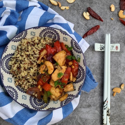 Cashew Chicken with Quinoa