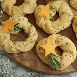 Crescent Rolls Wreaths