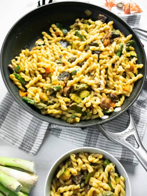 One-Pot Pasta Primavera