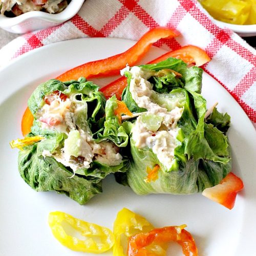 Chicken Salad Lettuce Wraps