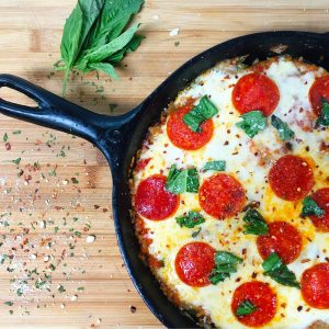 Keto Pizza Fried Rice