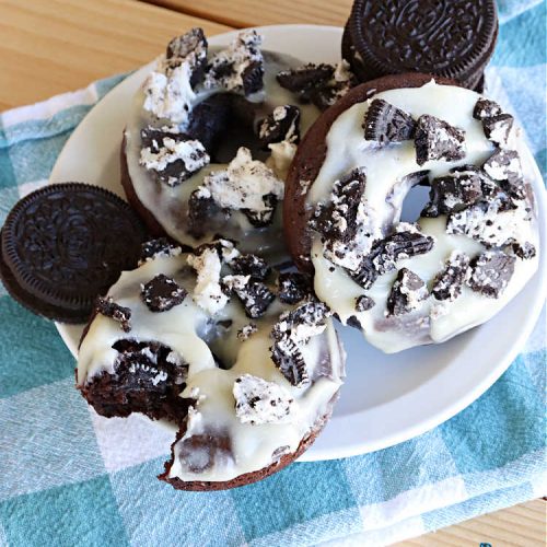 Baked Oreo Donuts