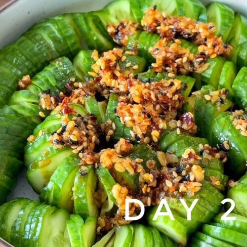 Viral Cucumber Salad