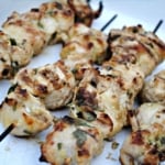 Lemon herb chicken kabobs