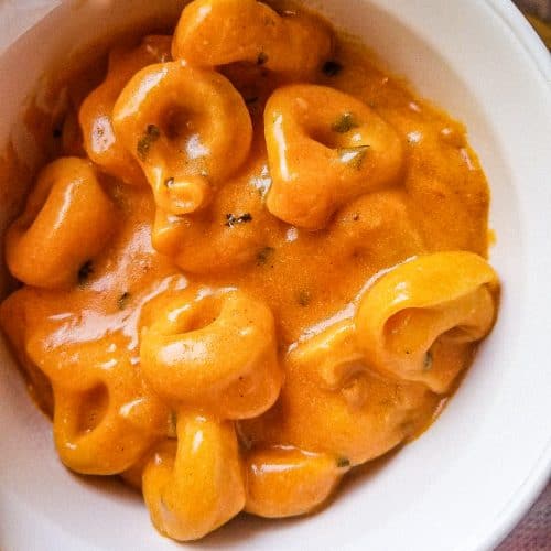 Tomato Soup with Tortellini
