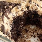 Healthier Reese’s Poke Cake (Gluten Free, Dairy Free)