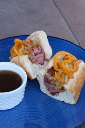 Smoked Eye of Round French Dip from Salant Family Ranch