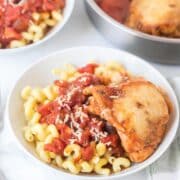 Garlic Parmesan Chicken and Pasta