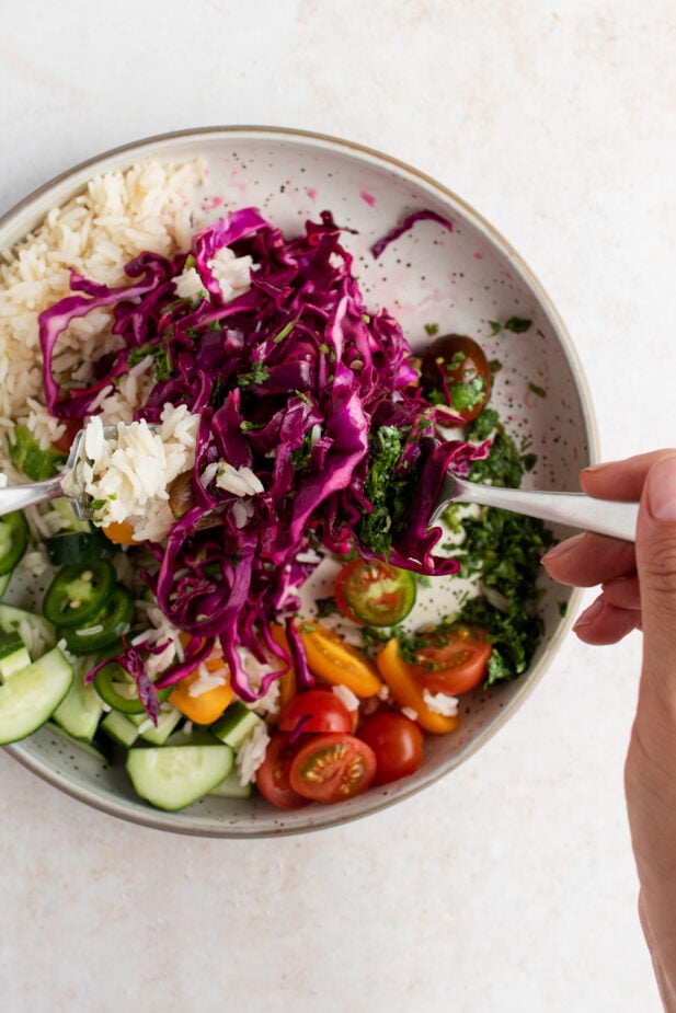 Pickled Red Cabbage Salad