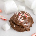 Peppermint Chocolate Marshmallow Cookies