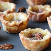 Gluten Free Butter Tarts with Dairy Free Option