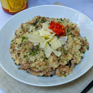 Cheesesteak Risotto