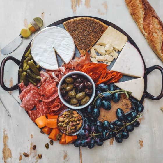 Simple Cheese and Charcuterie Board