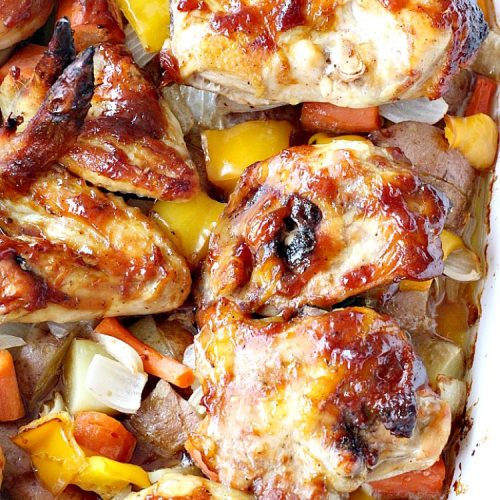 Oven Roasted Sweet and Sticky Chicken