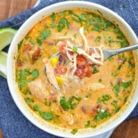 Instant Pot Creamy Chicken Tortilla Soup