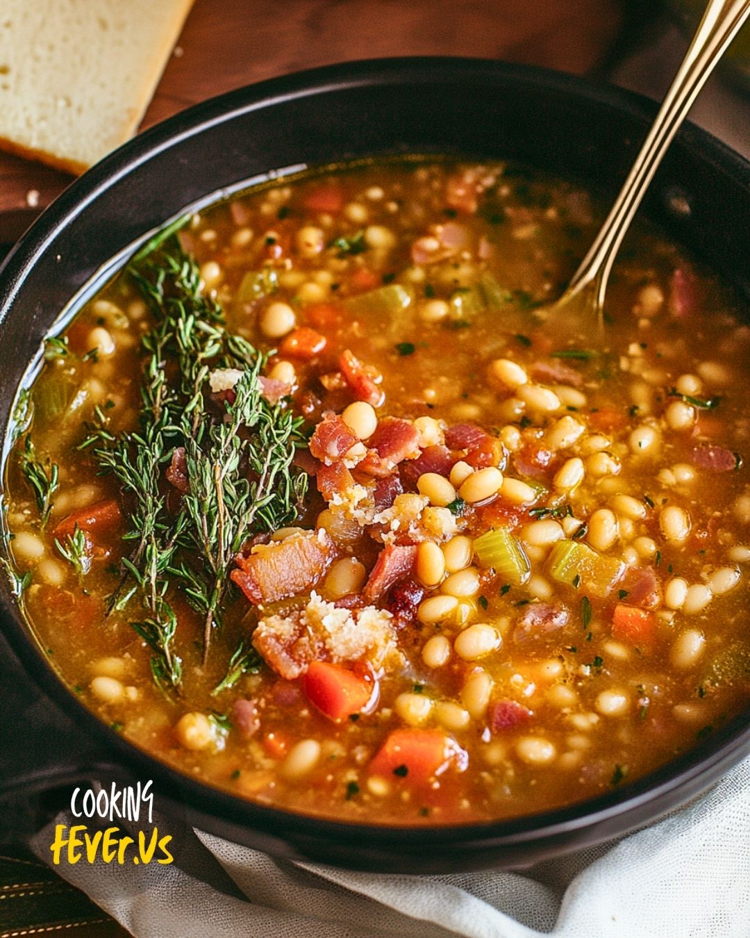Bean, Barley, and Bacon Soup