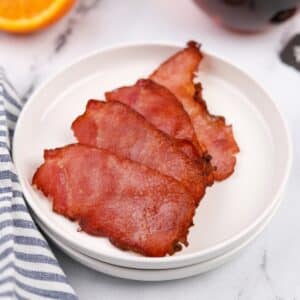 Air Fryer Canadian Bacon
