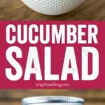 Easy Cucumber Salad
