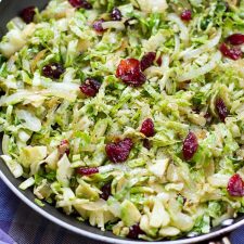 Brussels Sprouts With Cranberries