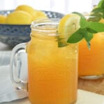 SWEET ICED TEA WITH LEMON