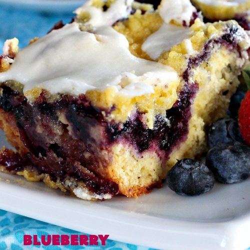 Blueberry Strudel Cake