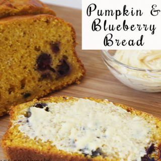 Pumpkin and Blueberry Bread