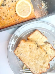 Lavendor Lemon Bread with Lemon Glaze