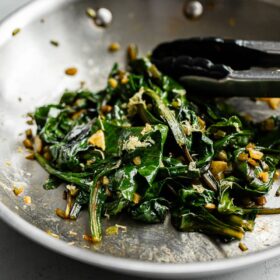 Sautéed Beet Greens