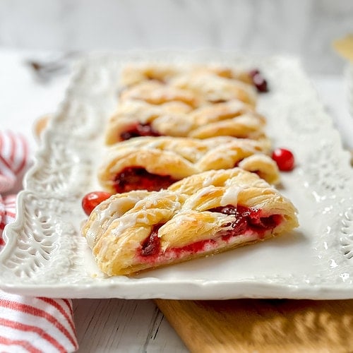 Cream Cheese Danish with Cranberries
