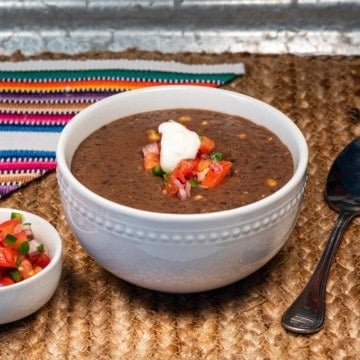 Vegan Chipotle Black Bean Soup