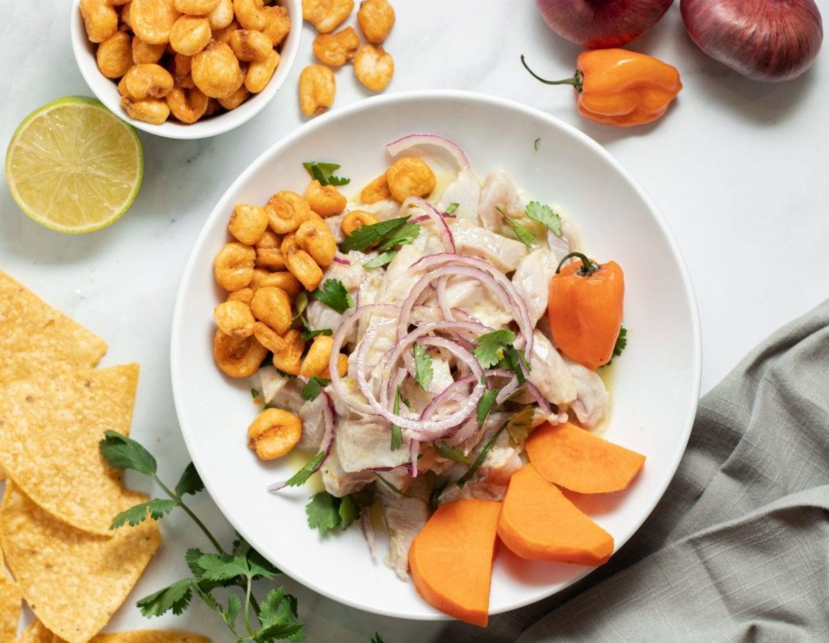 Peruvian Red Snapper Ceviche