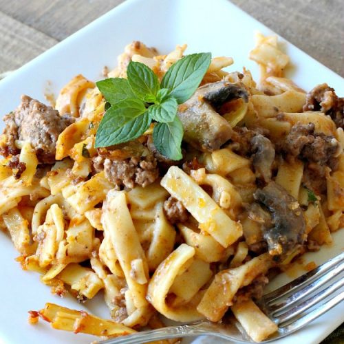 Beef Stroganoff Casserole