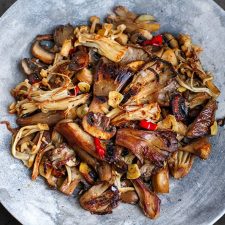 Chili Garlic Mushroms
