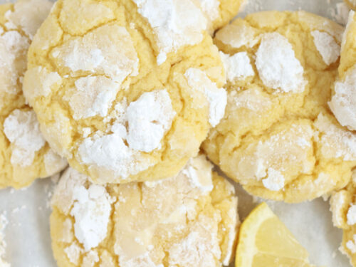Lemon Crinkle Cookies