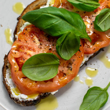 Ricotta Tomato Toast