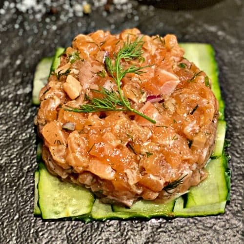 Dangerously Delicious Salmon Tartar