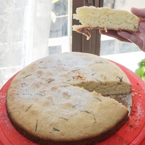 Italian Lemon Rosemary Olive Oil Cake