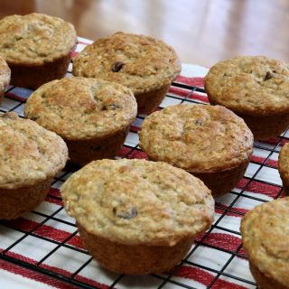 Banana Oatmeal Chocolate Chip Muffins