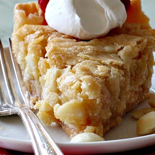 White Chocolate Macadamia Nut Pie