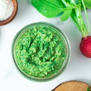 Radish Leaf Pesto